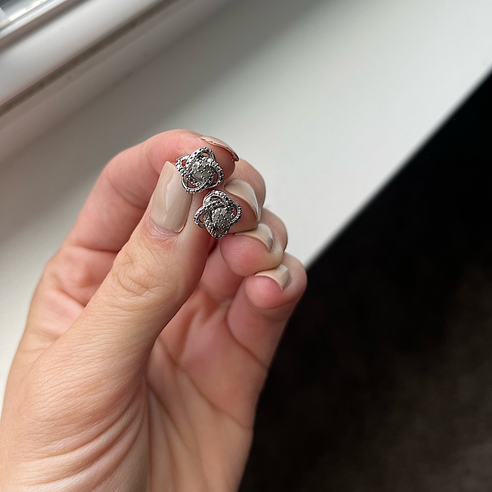 1/10 Carat T.W Diamond Fashion Earrings - Picture 3 of 6